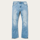 Women Denim | Stetson High Waist Flare Crop Jean Blue