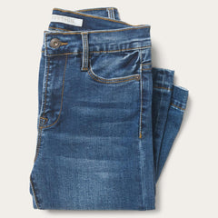 Women Denim | Stetson High Waist Flare Jean Blue