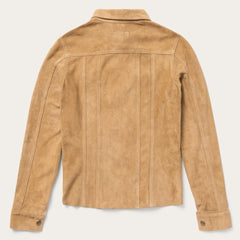 Women Jackets | Stetson Suede Denim Shirt Jacket Brown