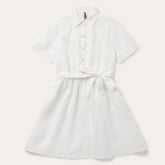 Women Mini | Stetson White Linen Shirt Dress White