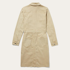 Women Mini | Stetson Workwear Inspired Shirt Dress Tan
