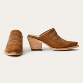 Women Mules | Stetson Reed Western Mules Brown
