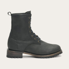 Women Outdoor | Stetson Sam Lace Up Black Leather