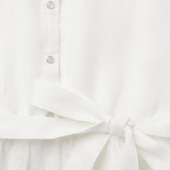 Women Shirt Dresses | Stetson White Linen Shirt Dress White