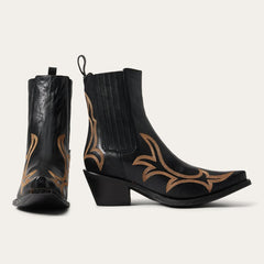 Women Shorties | Stetson Greta Boots Black