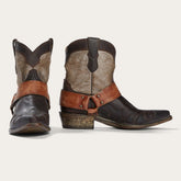 Women Shorties | Stetson Jade Harness Ankle Boot Brown