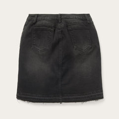 Women Skirts & Shorts | Stetson Black Denim 5-Pocket Skirt Black