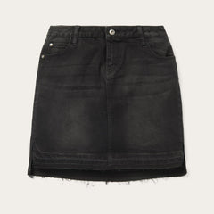 Women Skirts & Shorts | Stetson Black Denim 5-Pocket Skirt Black