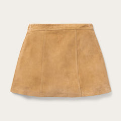Women Skirts & Shorts | Stetson Lamb Suede Gored Skirt Brown