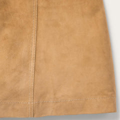 Women Skirts & Shorts | Stetson Lamb Suede Gored Skirt Brown