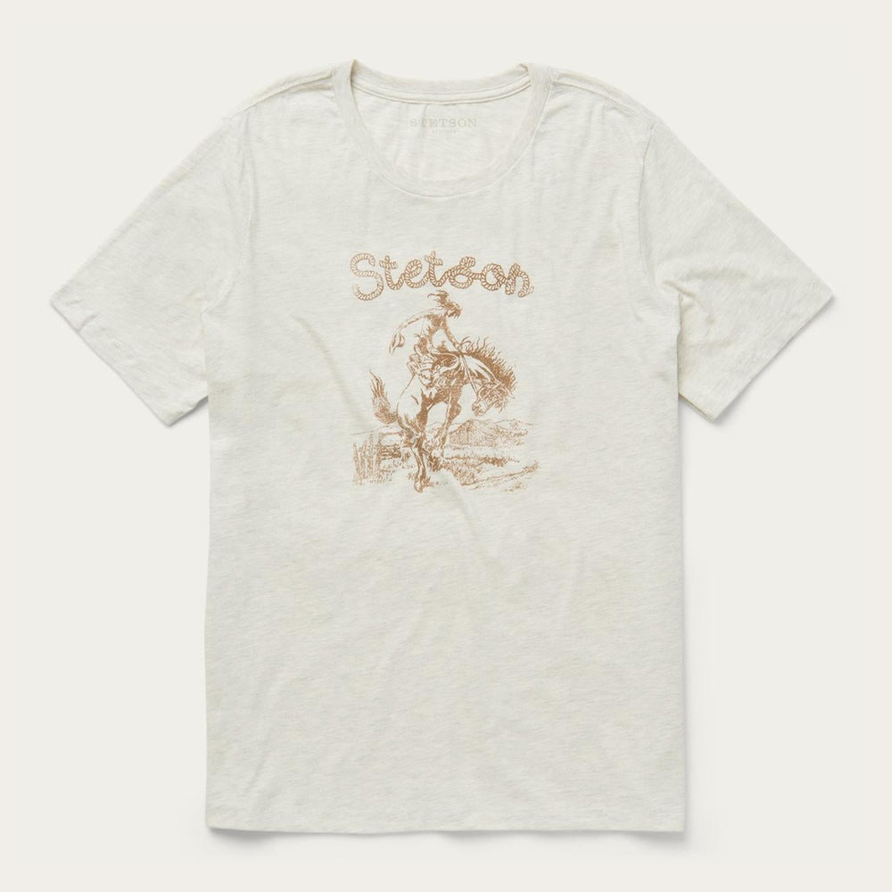 Women Tees | Stetson Giddy Up Graphic Tee White