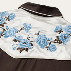 Women Western Shirts | Stetson Embroidered Western Shirt Brown