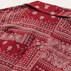 Women Western Shirts | Stetson Red Bandana Patchwork Shirt Red