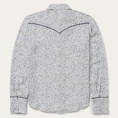 Women Western Shirts | Stetson Stars Print Western Shirt White
