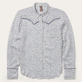 Women Western Shirts | Stetson Stars Print Western Shirt White