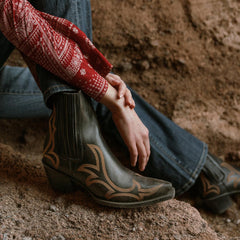 Women Western | Stetson Greta Boots Black