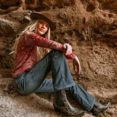 Women Western | Stetson Greta Boots Black