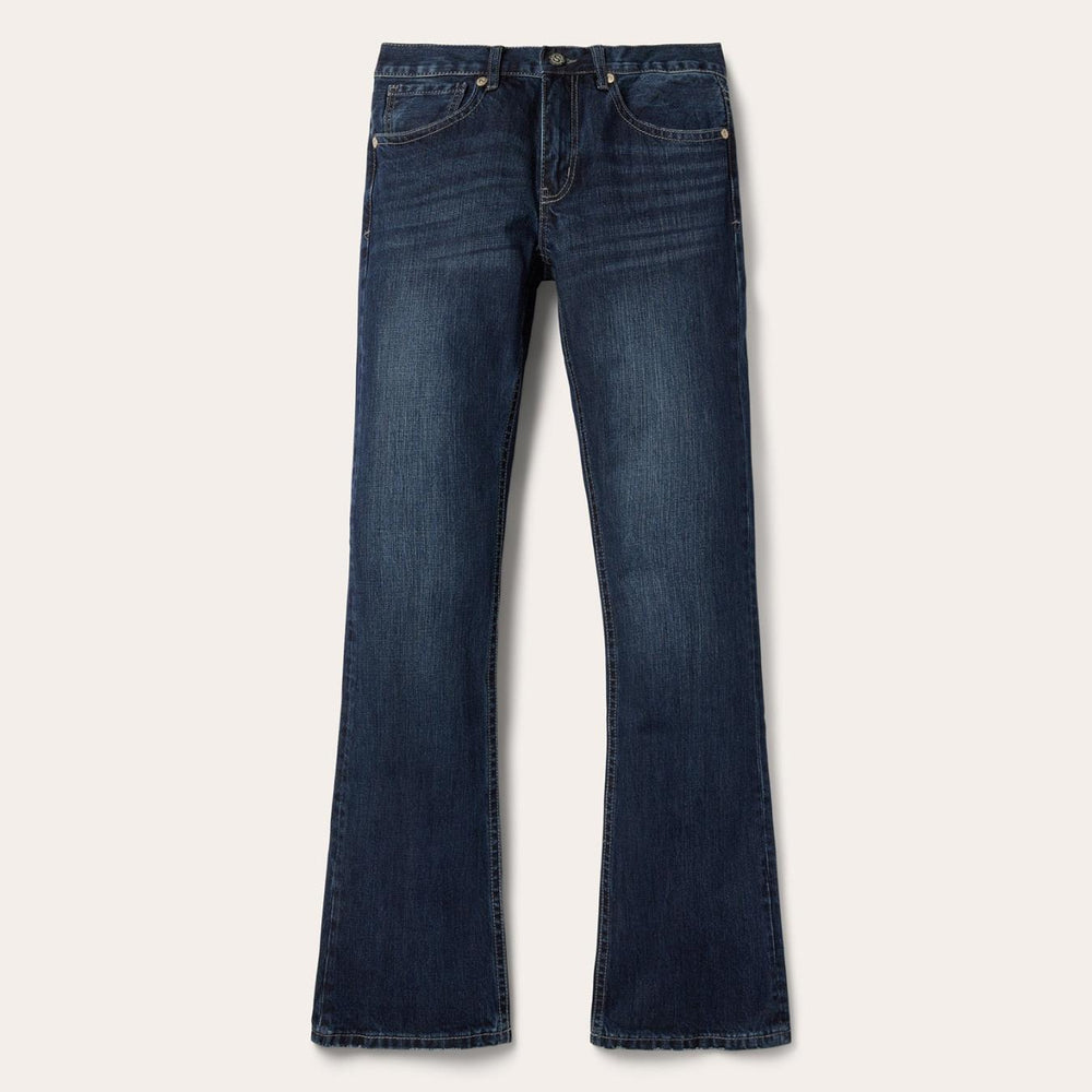 Men Boot Cut | Stetson 1014 Rocker Fit Jean Blue