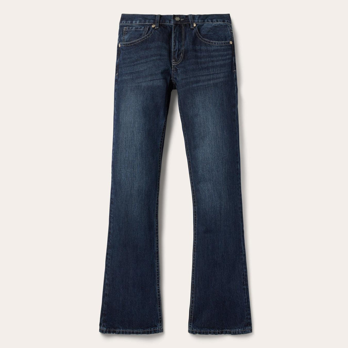 Men Boot Cut | Stetson 1014 Rocker Fit Jean Blue
