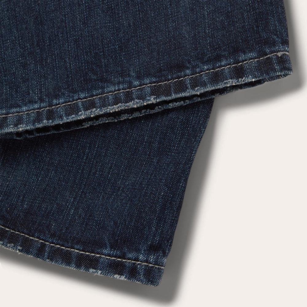 Men Boot Cut | Stetson 1014 Rocker Fit Jean Blue