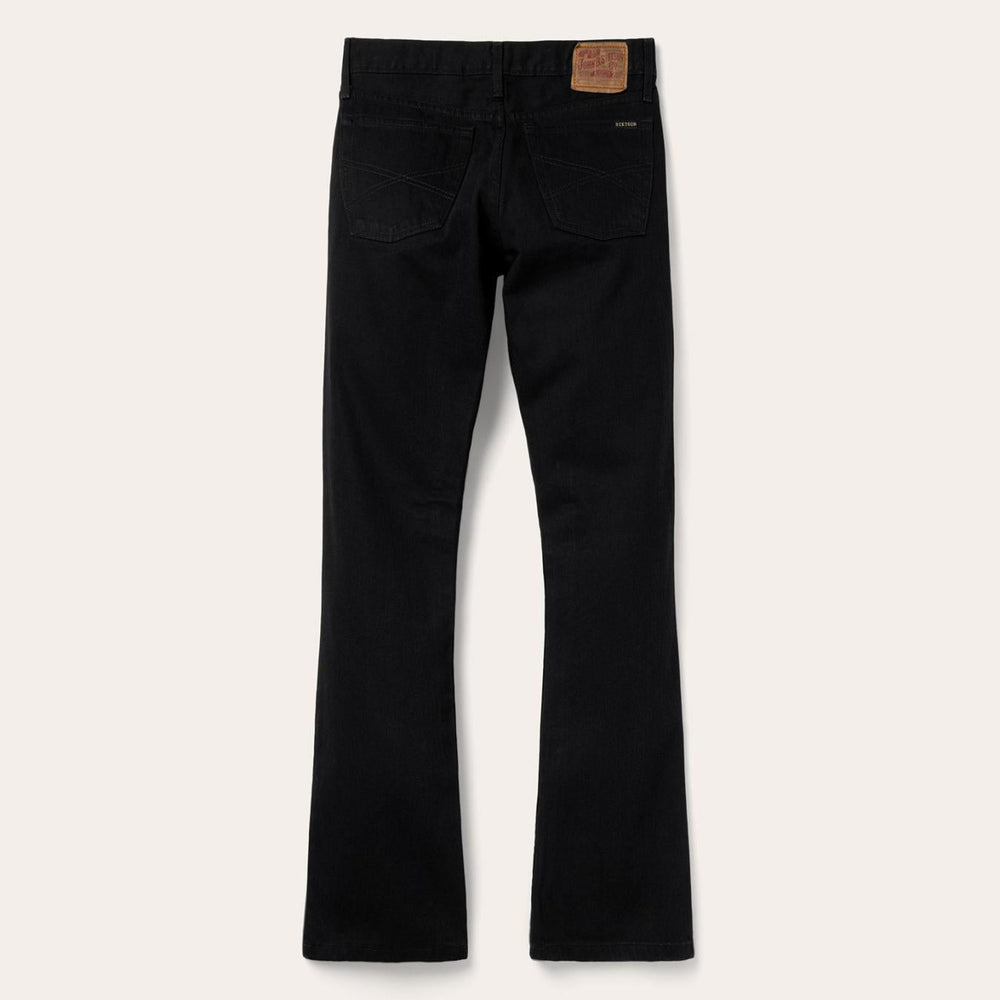 Men Boot Cut | Stetson 1120 Slim Fit Standard Straight Leg Jean Black