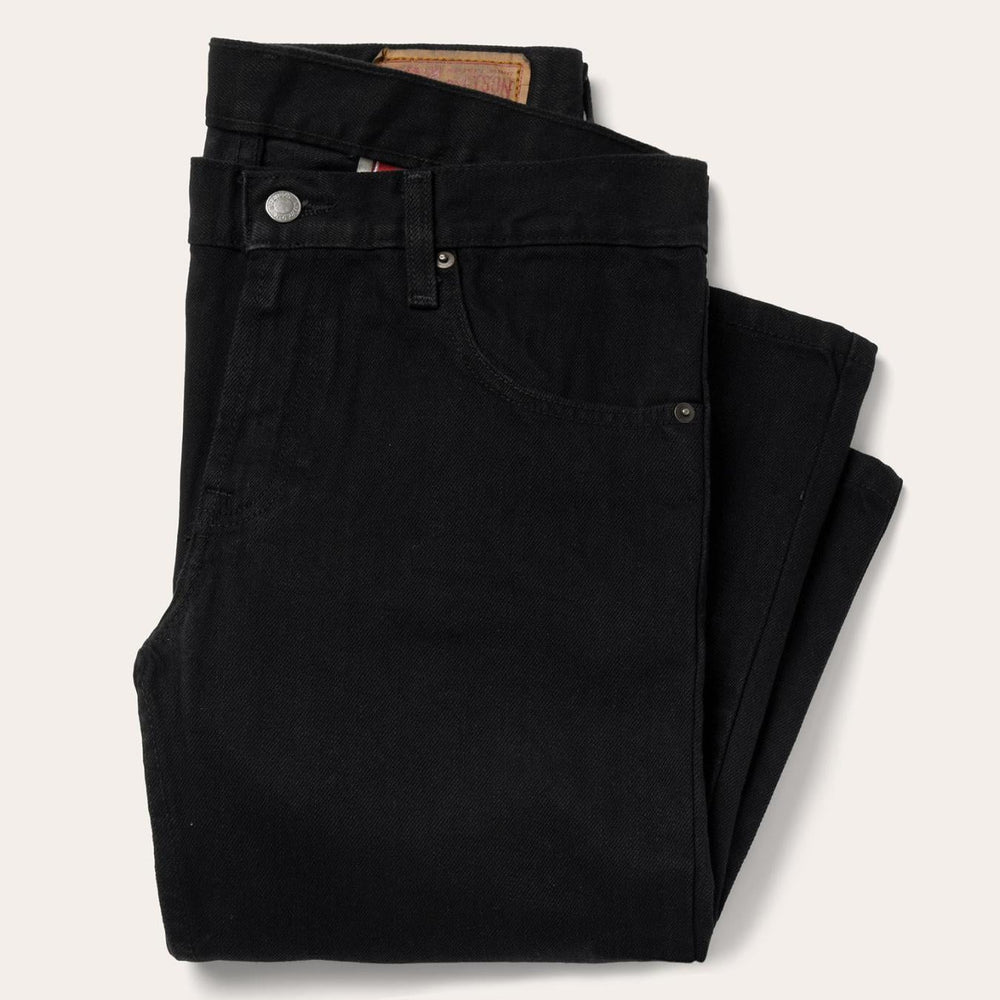 Men Boot Cut | Stetson 1120 Slim Fit Standard Straight Leg Jean Black