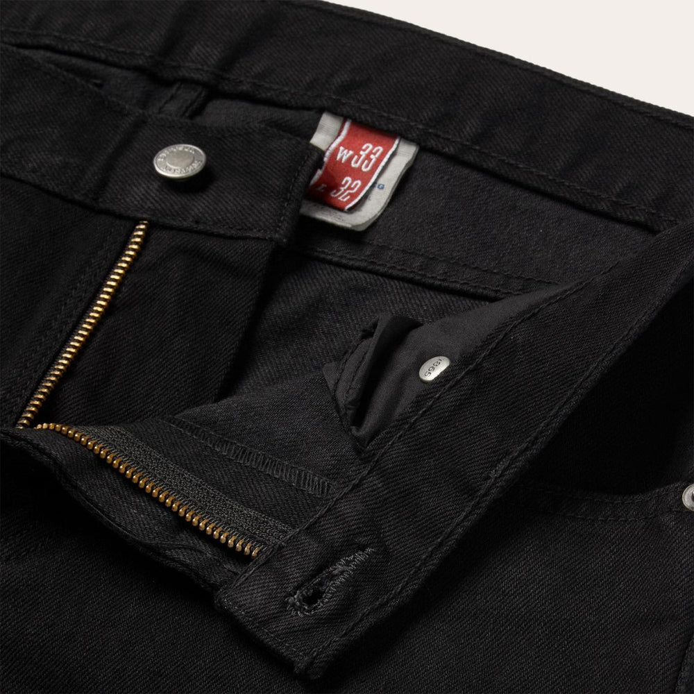 Men Boot Cut | Stetson 1120 Slim Fit Standard Straight Leg Jean Black