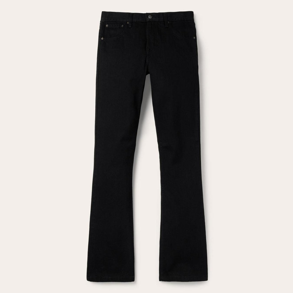 Men Boot Cut | Stetson 1120 Slim Fit Standard Straight Leg Jean Black