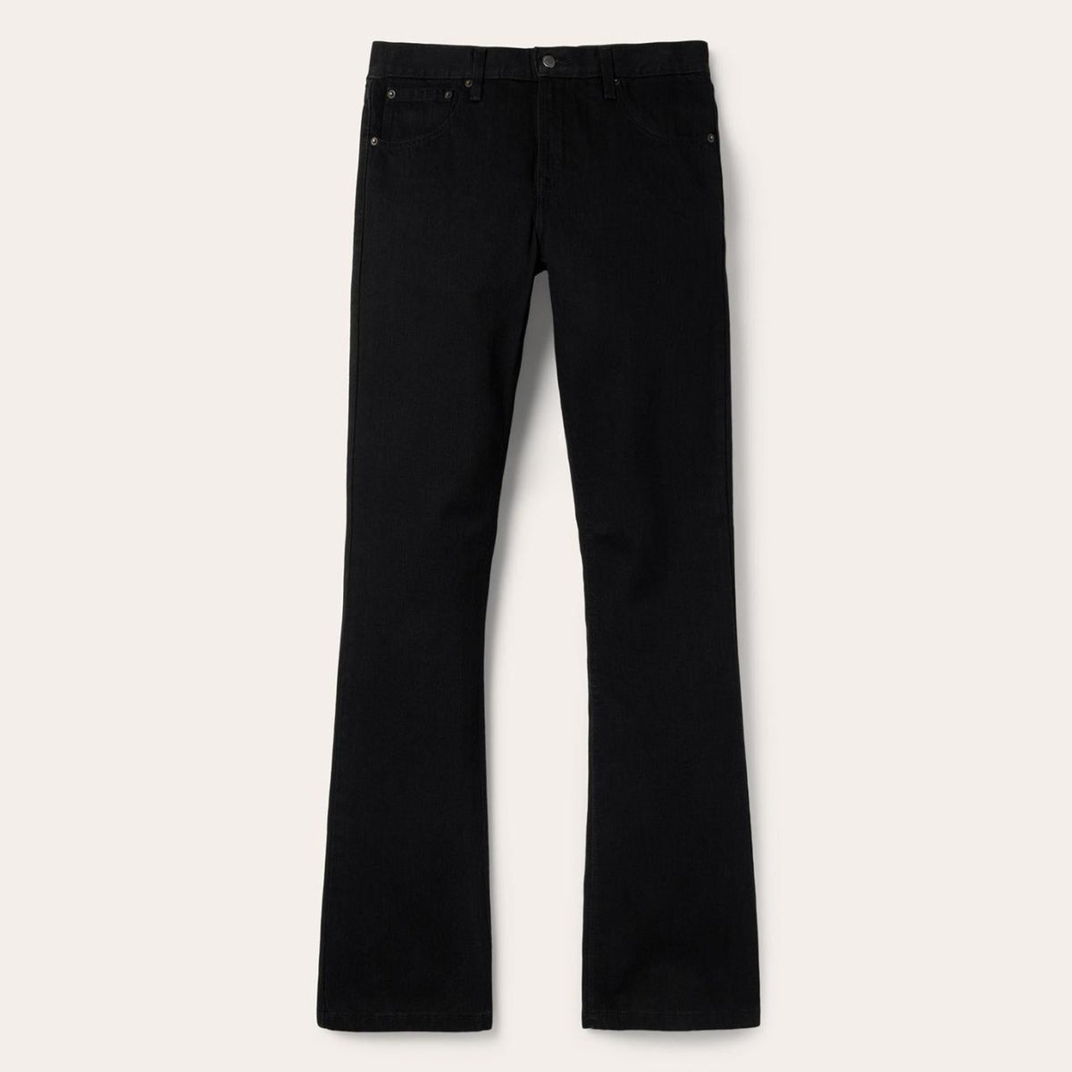 Men Boot Cut | Stetson 1120 Slim Fit Standard Straight Leg Jean Black