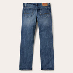 Men Boot Cut | Stetson 1520 Fit Standard Straight Leg Jean Blue