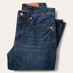 Men Boot Cut | Stetson 1520 Standard Straight Leg Jean Blue