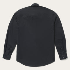 Men Classic Cut | Stetson Classic Western Shirt In Black Black