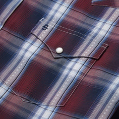 Men Classic Cut | Stetson Good Luck Plaid Western Shirt Wine