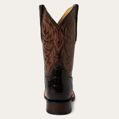 Men Exotics | Stetson Aces Alligator Boot Brown