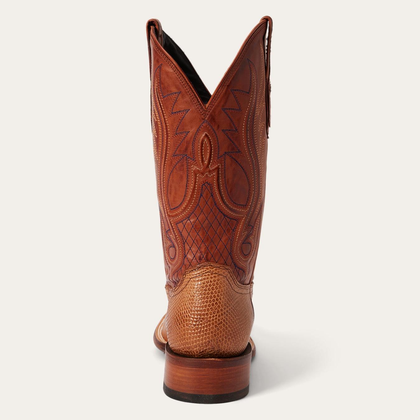 Men Exotics | Stetson Arlington Teju Boot Tan