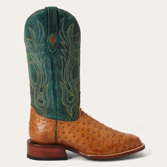 Men Exotics | Stetson Ozzy Ostrich Boot Tan