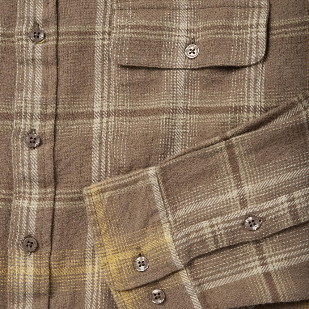 Men Flannel Shirts | Stetson Brown Flannel Button-Front Shirt Brown