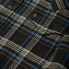 Men Flannel Shirts | Stetson Brown Plaid Flannel Western Shirt Brown