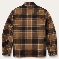 Men Jackets | Stetson Brown Plaid Western Coat Brown