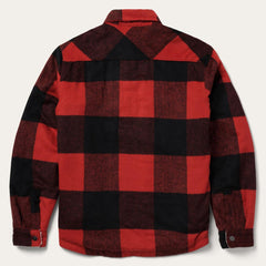 Men Jackets | Stetson Buffalo Plaid Western Coat Red