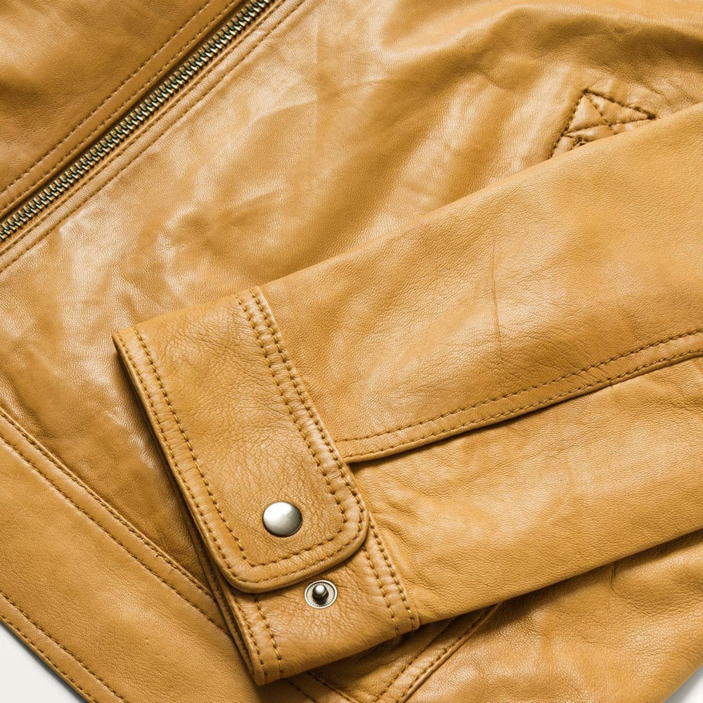 Men Jackets | Stetson Butter Soft Distressed Leather Jacket Brown
