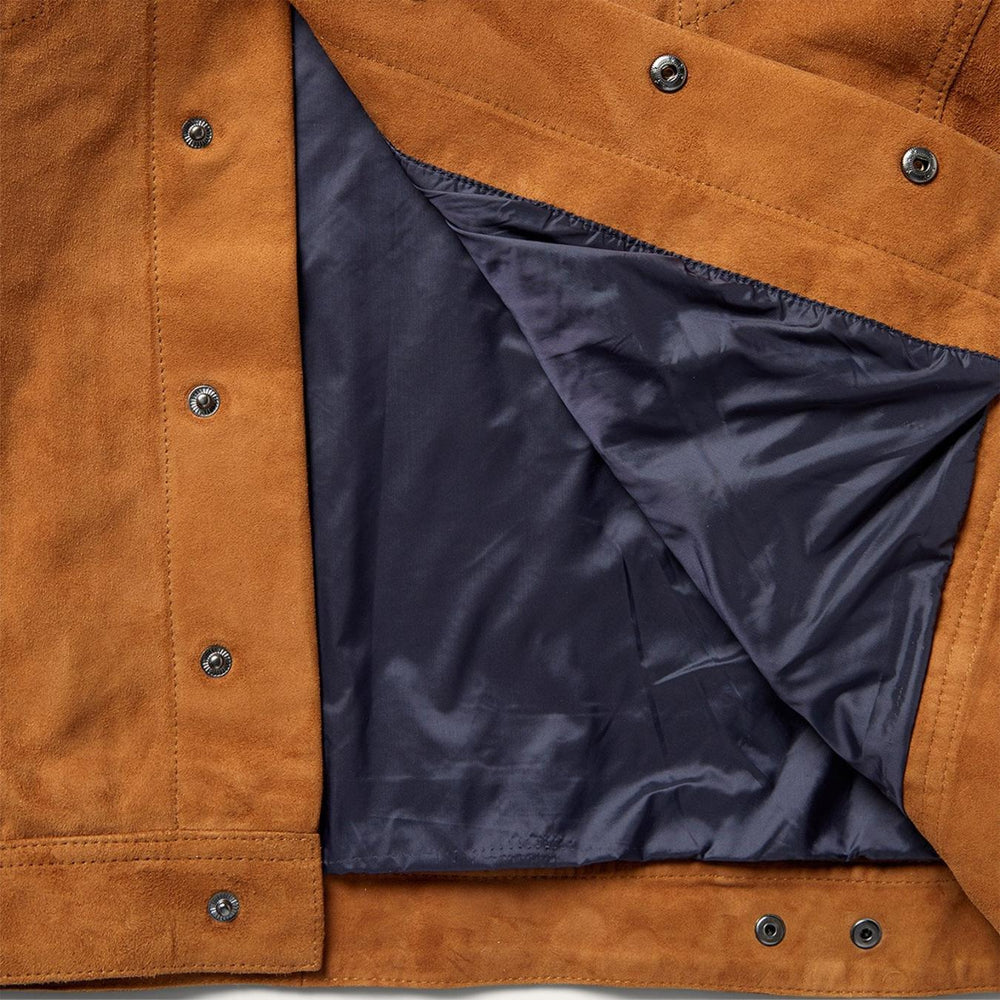 Men Jackets | Stetson Classic Suede Jacket Tan
