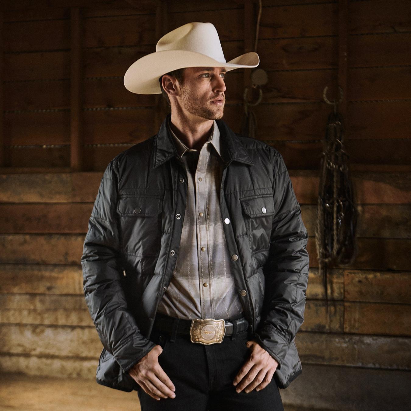 Men Jackets | Stetson Crushable Black Parachute Jacket Black