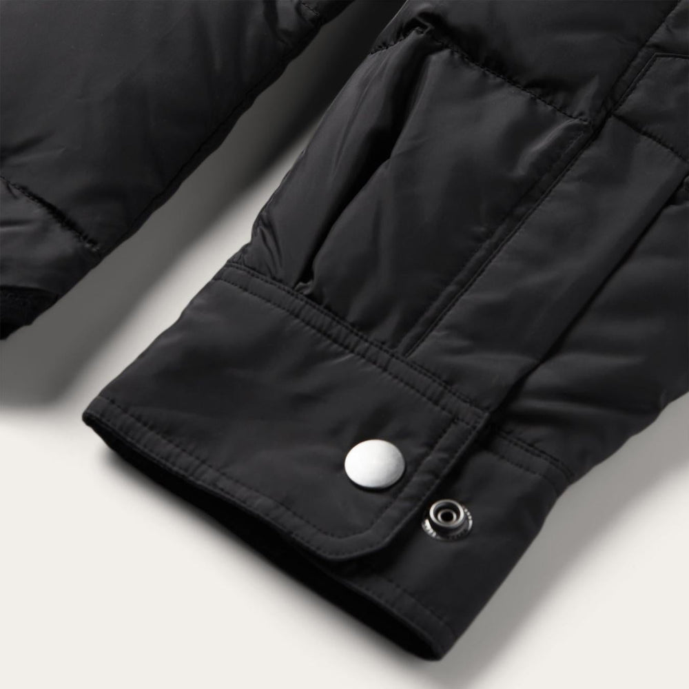 Men Jackets | Stetson Crushable Black Parachute Jacket Black