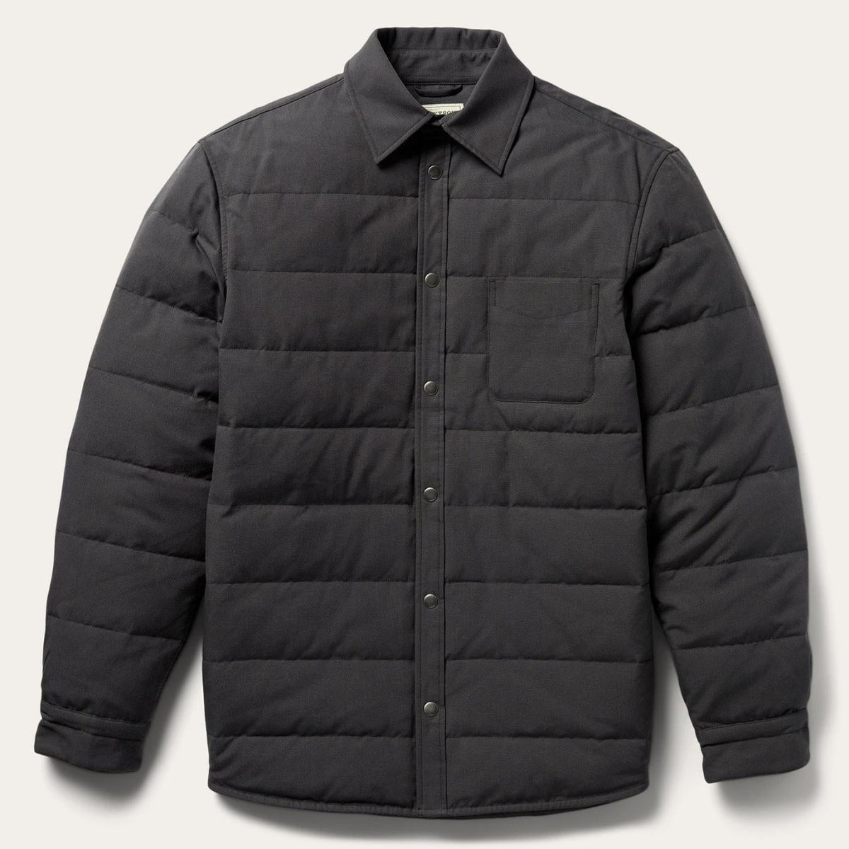 Men Jackets | Stetson Grey Down Jacket Grey