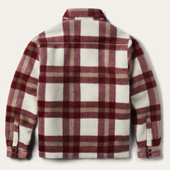 Men Jackets | Stetson Plaid Lined Jac-Shirt Red