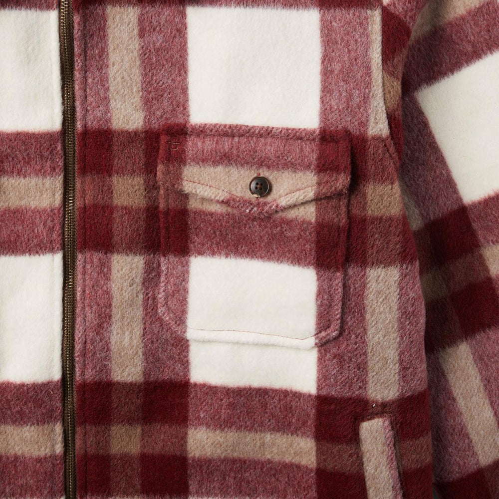 Men Jackets | Stetson Plaid Lined Jac-Shirt Red