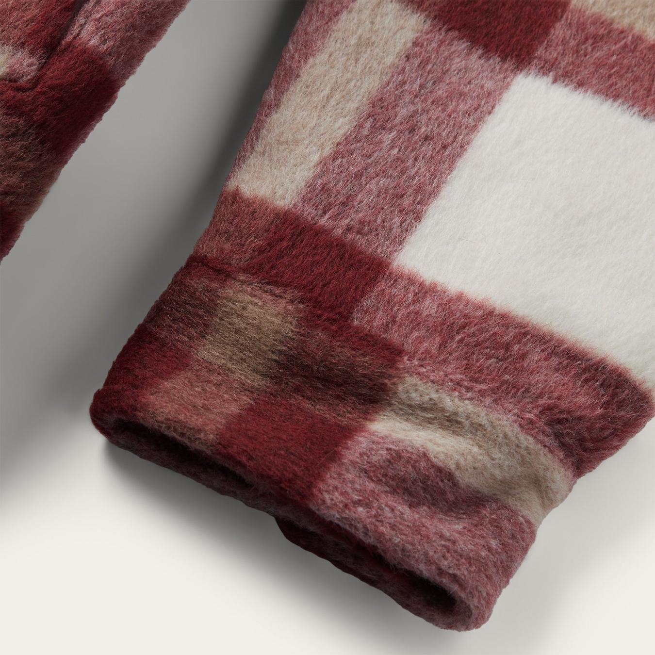 Men Jackets | Stetson Plaid Lined Jac-Shirt Red
