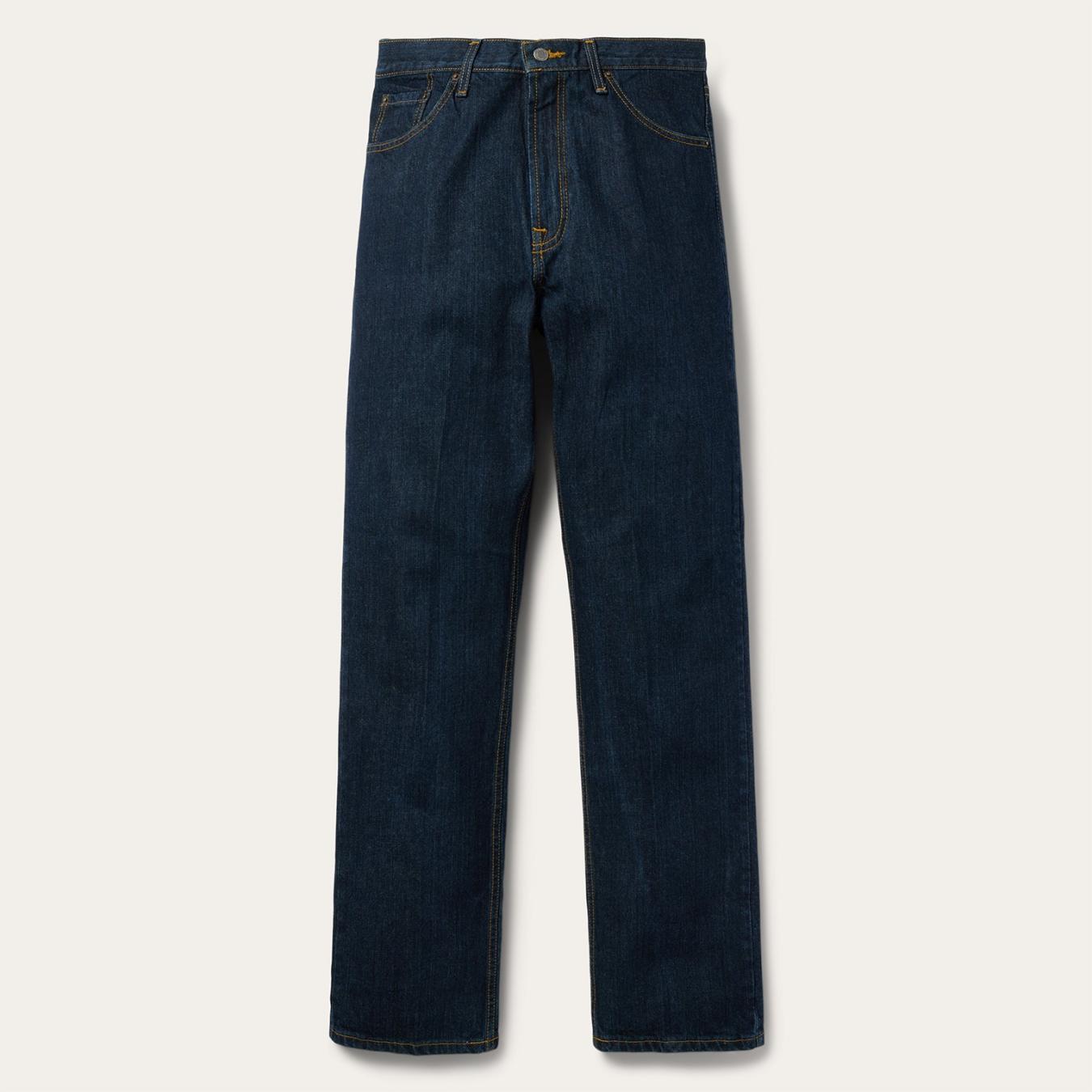 Men Modern Cut | Stetson 1520 Fit Standard Straight Leg Jean Blue