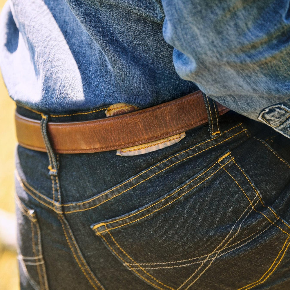 Men Modern Cut | Stetson 1520 Fit Standard Straight Leg Jean Blue